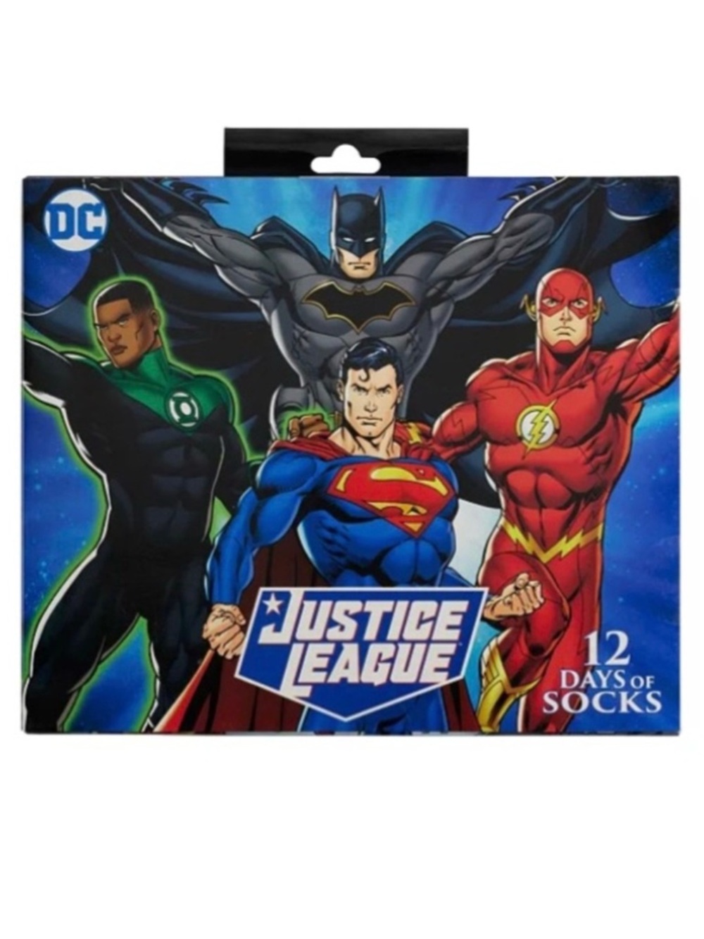 DC Comics Justice League 12 Days of Socks (NWT) (Shoe Size: 6-12)